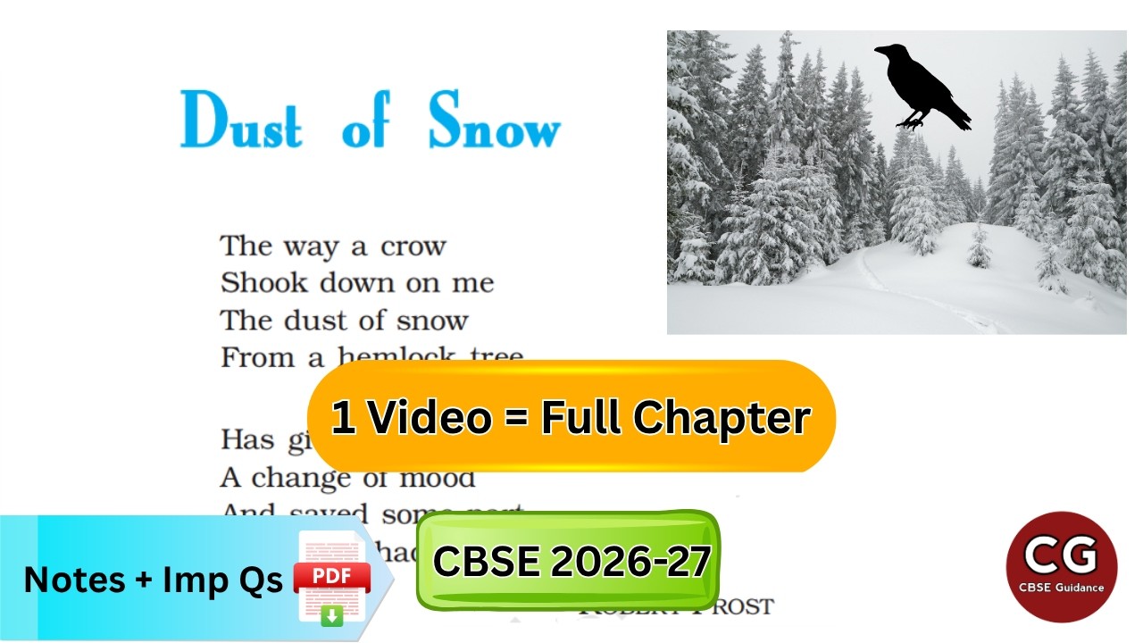 Dust of Snow Class 10: Explained For Top Marks