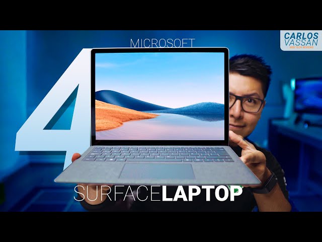 Vídeo relacionado con 2021 Microsoft Surface Laptop 4 con Intel Core i7-1185G7 (13,5-pulgadas, 16GB RAM, 256GB SSD) (QWERTY Inglés) Platino (Reacondicionado)