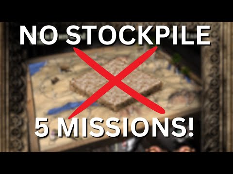Can you beat 5 MISSIONS without a STOCKPILE? - Stronghold Crusader