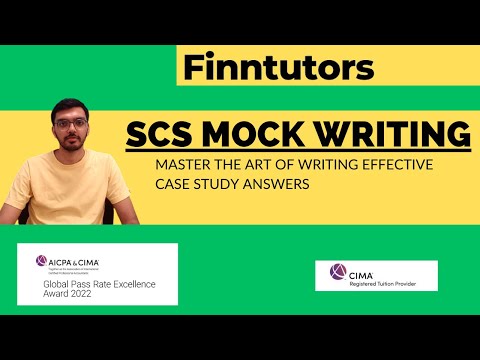 CIMA SCS Nov23/Feb24 - Robobryce - Sample Mock Writing