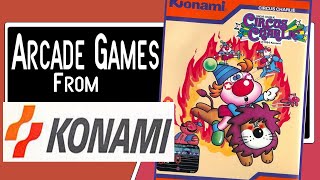 Arcade games from Konami
