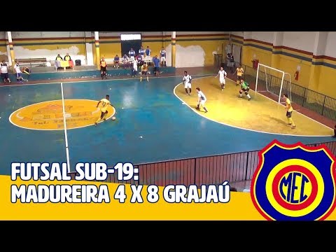 Futsal - Estadual Sub-19: Madureira 4 x 8 Grajaú
