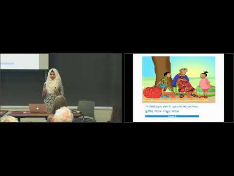 Asma Afreen translates into Bengali for Storybooks Canada