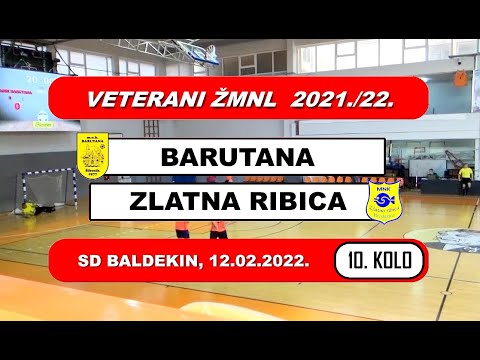 VETERANI ŽMNL: BARUTANA - ZLATNA RIBICA  1:1, 12.02.2022.