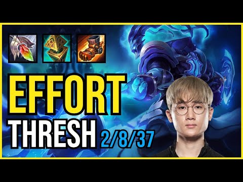 EFFORT - THRESH vs. MAOKAI Support | KR GRANDMASTER | PATCH 11.1