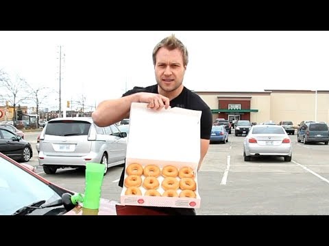 Eating a Dozen Donuts in 45 Seconds! (Must See) Video