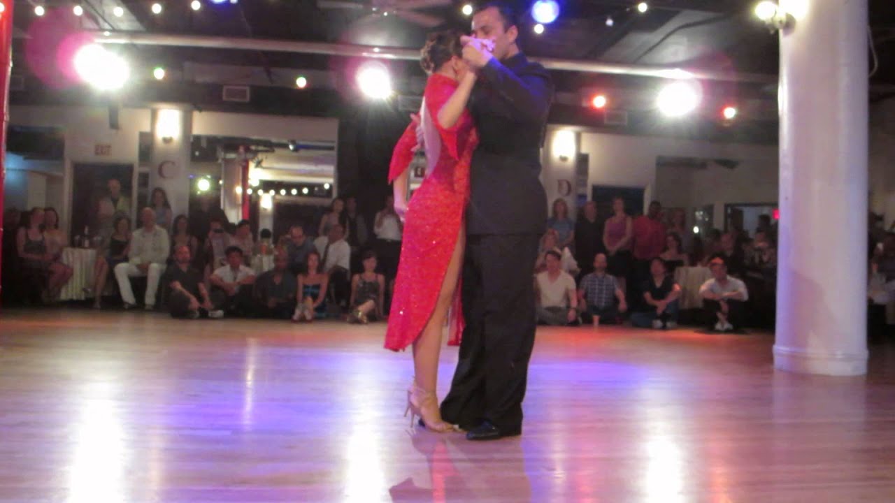 Leandro Oliver and Laila Rezk @ All Night Milonga NYC 2015 performance 3