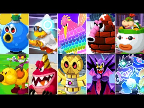 Mario and Luigi: Dream Team - All Bosses (No Damage)