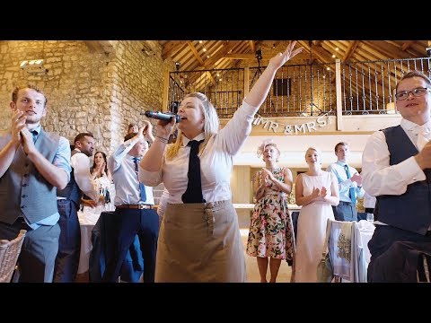 Wedding Surprise Singing Waiters - Priston Mill, 31st August 2017