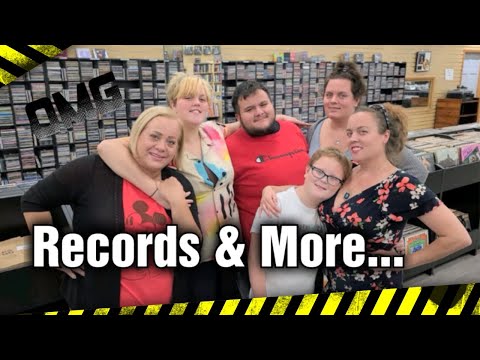 Kids Unboxing - Vinyl Records & More in the Record Store