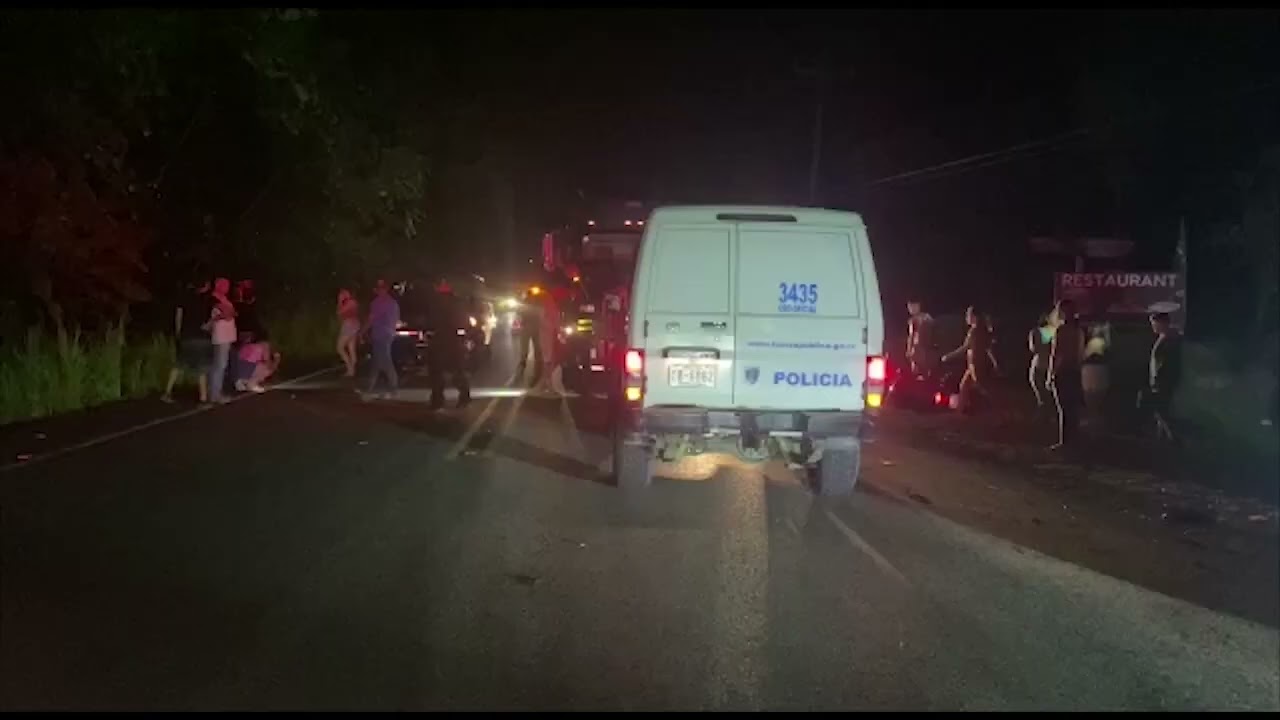 ACCIDENTE DE TRANSITO DEJA UNA PERSONA FALLECIDA EN PLAYA HERMOSA DE OSA