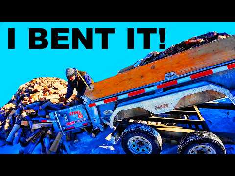 I WRECKED MY DUMP TRAILER DOOR!