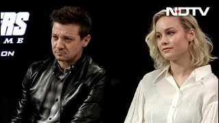 Brie Larson & Jeremy Renner On 'Avengers Endgame', Fans & More video