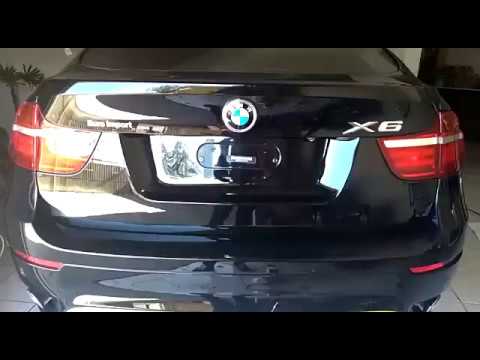 BMW X6 Preta - Vitrificação de pintura original e Polimento dos vidros e para-brisa - Apresentação