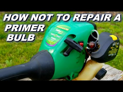 Hacking a trimmer primer bulb to work again