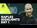 Mannarino faces Cachin; Ramos-Vinolas, Daniel and More Feature | Naples 2022 Highlights Day 1