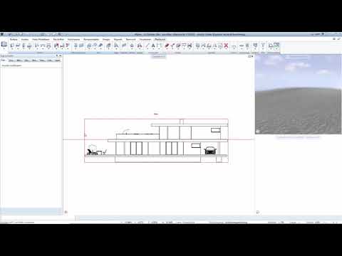 Tutorial Entwurf in Allplan  Teil 17 - Erste Ansicht