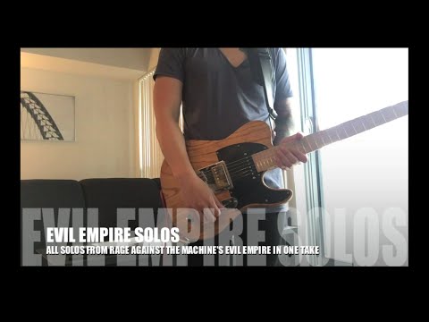 All Of Tom Morello's Solos from Evil Empire in ONE TAKE