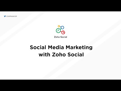 Zoho Social video