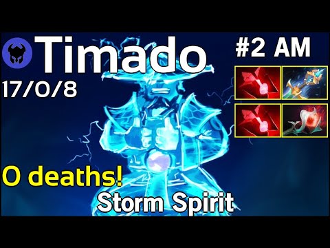 0 deaths! Timado [Infamous] plays Storm Spirit!!! Dota 2 7.21