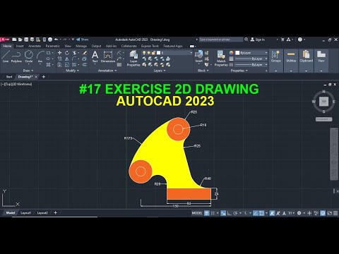 AutoCAD 2D exercise 1