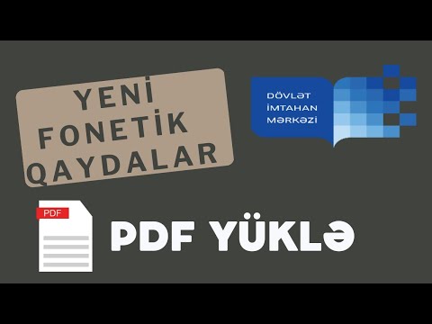 YENİ FONETİK QAYDALAR