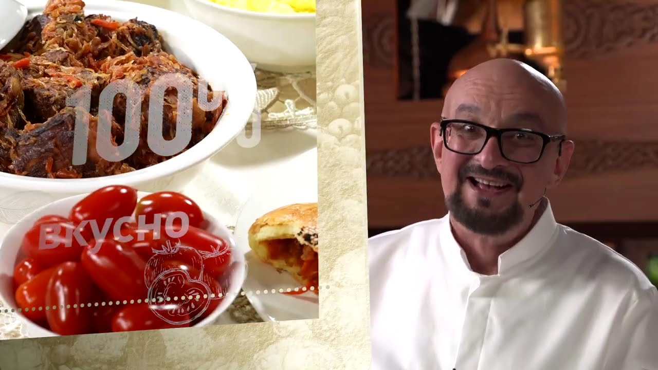 Тушеная капуста с копченым, картофельное пюре и пирожки с ними!