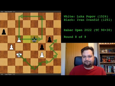 Two Missed Opportunities Against 9-year-old :: Rabac Open 2022, Round 8