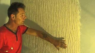 How to Make Tree Bark Wall Texture (knockdown) Easy Simple Steps