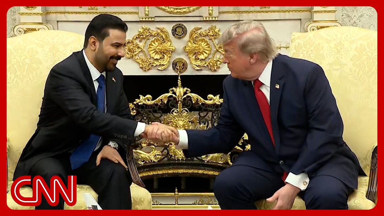 Live: Trump meets with Iraq's PM