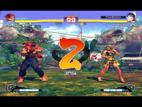 USF4  Evil Ryu vs Sakura ( Rank Match)