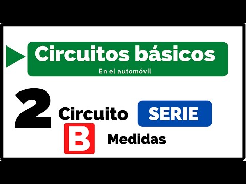 Medida de magnitudes eléctricas en un circuito serie del automóvil