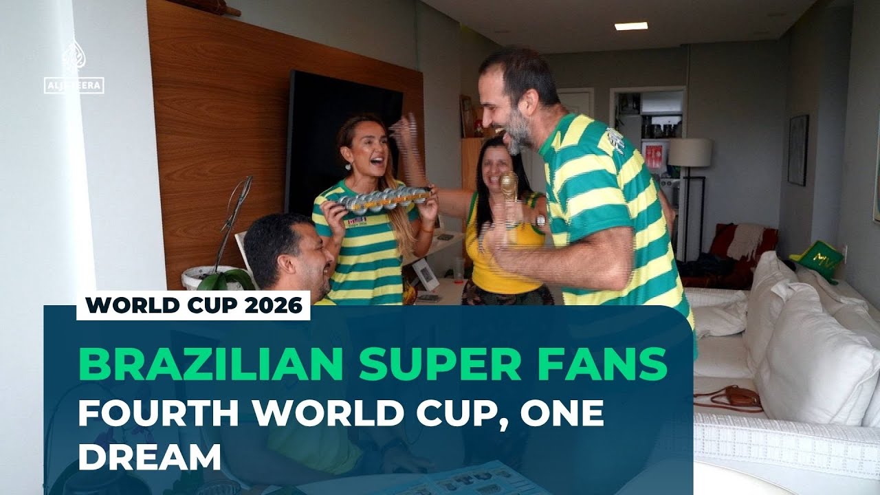 Brazilian fans gear up for their World Cup trip as football fever grips Rio