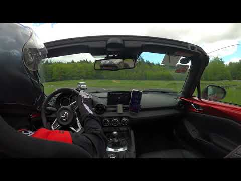 Personal best time at the Písek racetrack in Mazda MX-5 ND