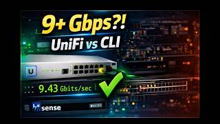 9+ Gbps Inter-VLAN Routing: UniFi vs Enterprise CLI