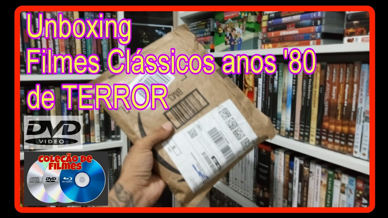 Unboxing DVD Amazon | Filmes Clássicos do Terror _ anos '80