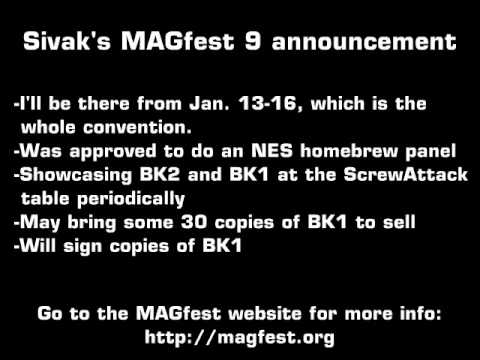Sivak's MAGfest 9 announcement