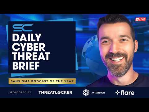 YouTube thumbnail for Daily Cyber Threat Brief