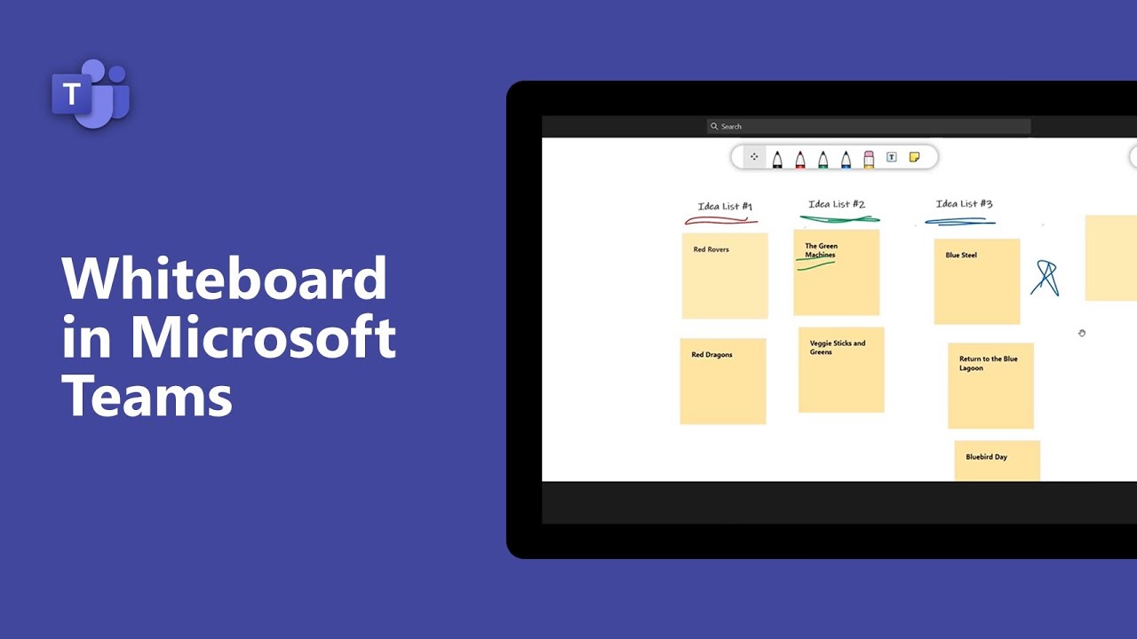 How to use Whiteboard in Microsoft Teams