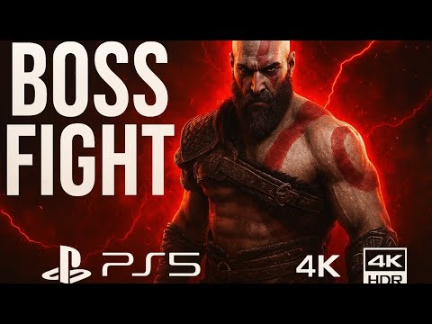 Kratos vs Nidhogg Boss Fight – Full Gameplay in 4K HDR