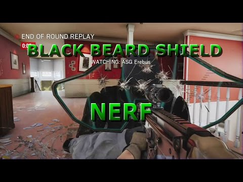 R6 BLACKBEARD SHIELD NERF