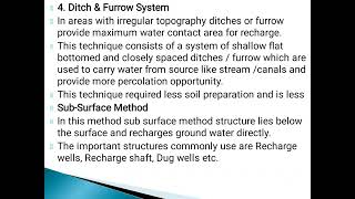 UNIT 5 HYDROLOGY AND WATER RESOURCES ENGINEERING
