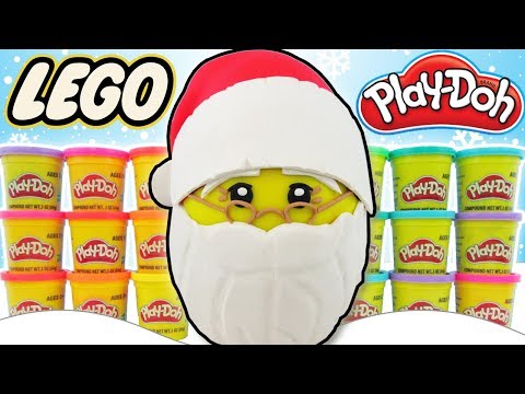 Giant Lego Santa Play Doh Surprise Egg Roblox Squishies