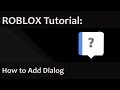 ROBLOX Tutorial: Dialog 