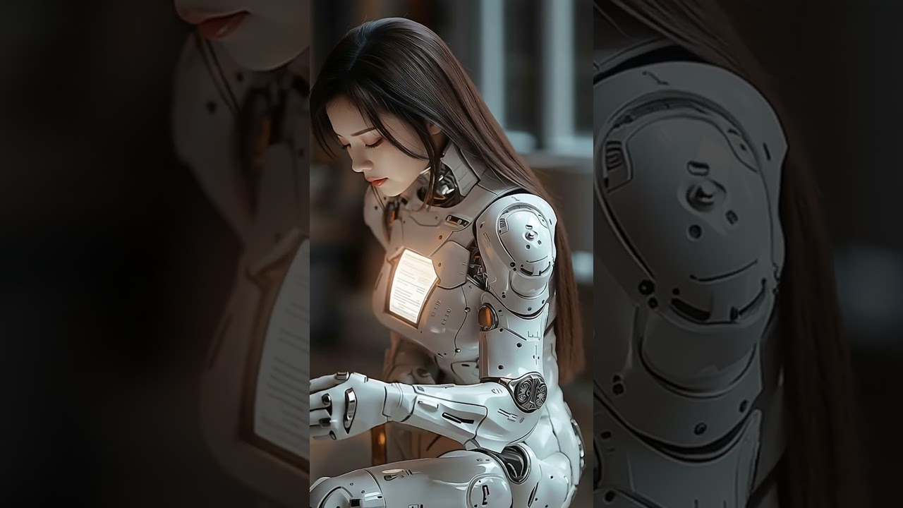 The Cyber-Goddess: A Cinematic Look at the Future of Humanity! 👩‍💻✨