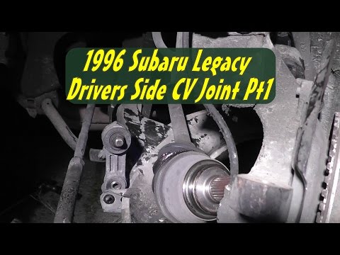 How to replace a CV Joint in a 1996 Subaru Legacy AWD Auto Part 1 Tear Down & Removal