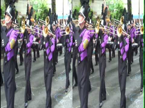 3-D: Sunset Apollo Marching Band and Auxiliary in 2012 Grand Floral Parade