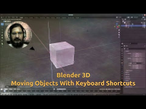 Blender 3D   Moving objects with keyboard shortcuts