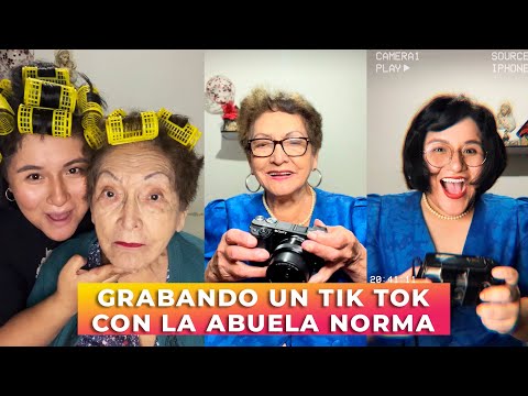 Recording a TikTok with "Grandma Norma" 🎥🥰