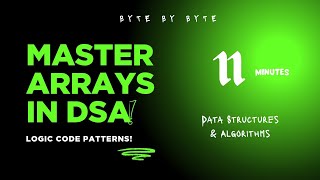 Download the video "Arrays in DSA Explained | Full Guide with Real Examples & Python Code | Byte By Byte"